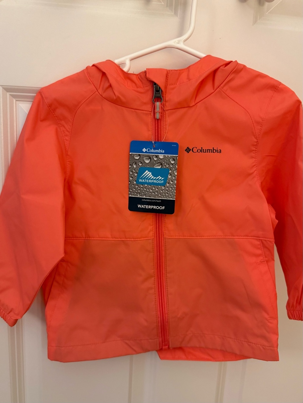 Columbia Kids Windbreaker Jacket - Coral - size 2T